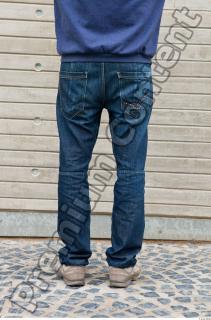 White man blue jacket jeans 0027